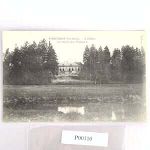 Vintage 1930s Rimaucourt Haut-Marne France Chateau Park B&W Photograph